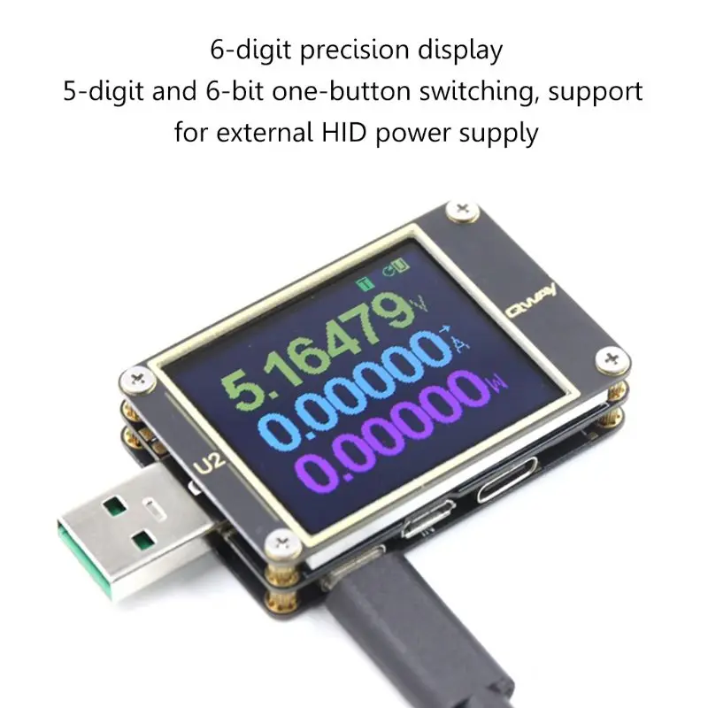 Модернизированный WEB U2 USB тестер QC4.0 PD3.0 2 0 PPS протокол быстрой зарядки емкость