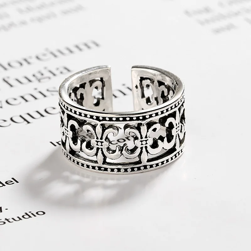 

Sodrov Sterling Silver 925 Womens Rings Wide Silver Ring 925 Sterling Silver Ring Resizable Rings 925