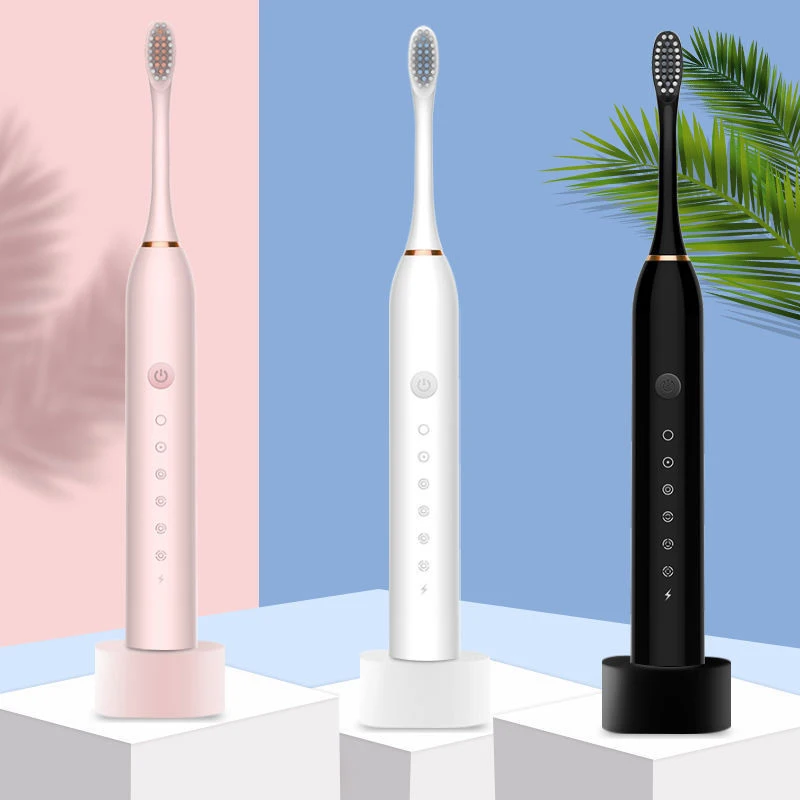 

Sonic Electric Toothbrush USB Fast Charging Adult Waterproof Smart Toothbrush Ultrasonic Automatic Children Cleaning Toothbrush