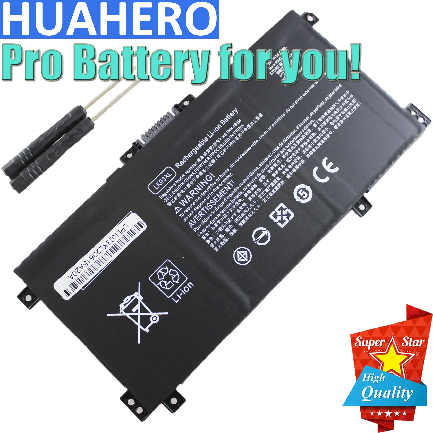HUAHERO LK03XL батарея для HP Envy 17 AE000 AE100 17T x360 15 BP 15M BP000 BP107TX HSTNN UB7I LB7U|Аккумуляторы