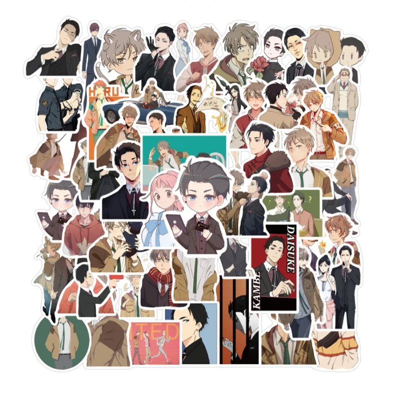 

10/30/50Pcs Anime Regal Criminal Police Graffiti Waterproof Skateboard Travel Suitcase Phone Laptop Luggage Stickers DIY Kids