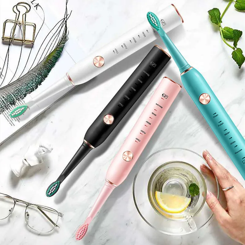 

VIP Powerful Ultrasonic Sonic Electric Toothbrush USB Rechargeable Tooth Brush Adult Electronic Washable Whitening Teeth Brush