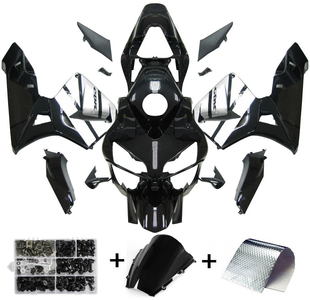 

Topteng обтекатель комплект кузова ABS Подходит для Honda CBR600RR 2003 2004 серый белый аксессуары