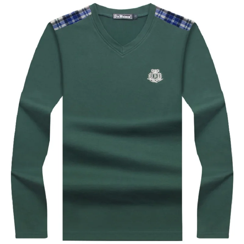 Рубашка поло мужская с длинным рукавом брендовая фитнес рубашка повседневная