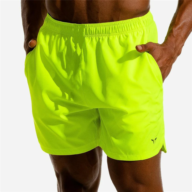 

New Men Fitness Bodybuilding Shorts Man Summer Workout Male Breathable Quick Dry Sportswear Jogger Beach Short Pants