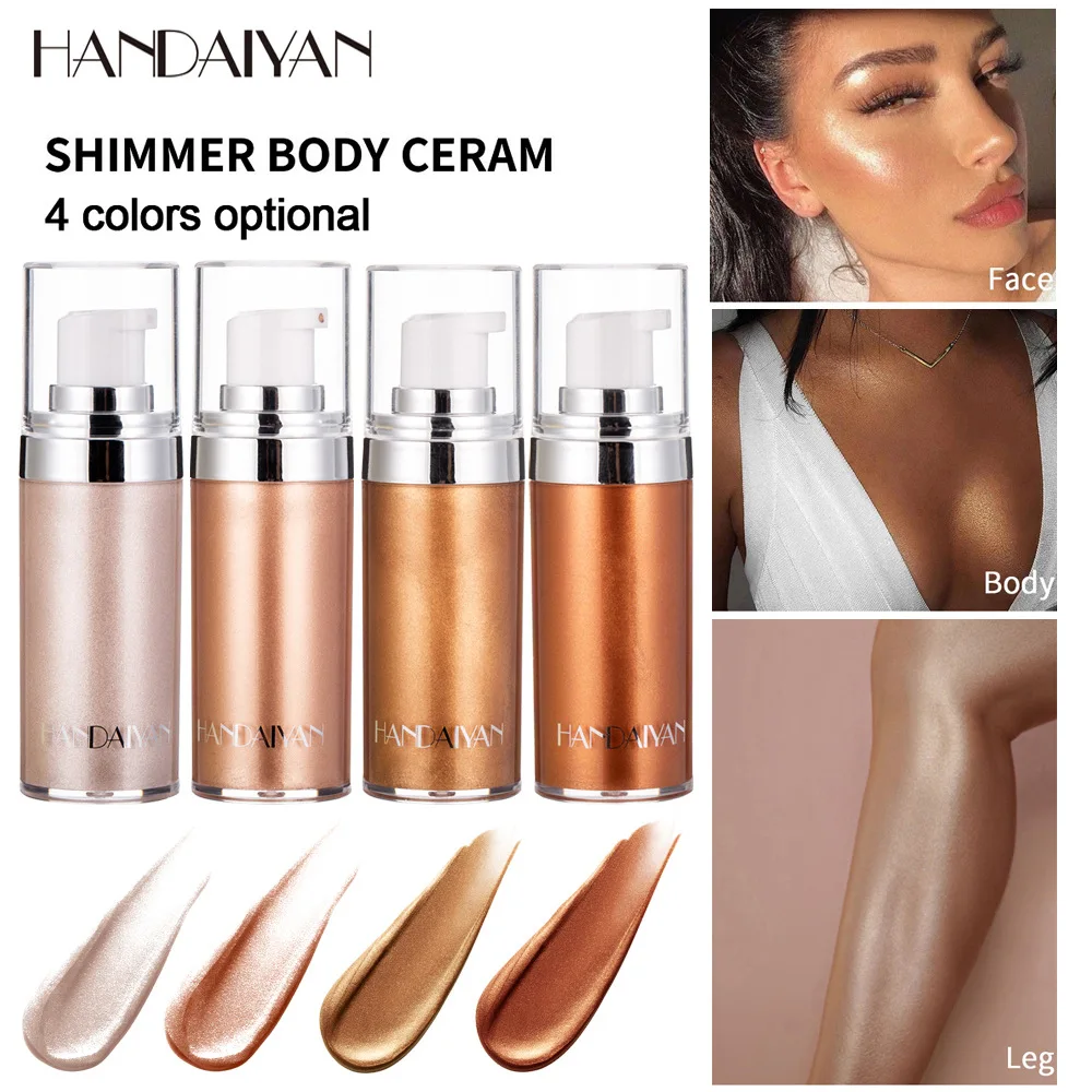

Highlighter Contouring Makeup Facial Brightener Concealer Highlighter Base Makeup Bronze Full Body Cosmetics drop shipping
