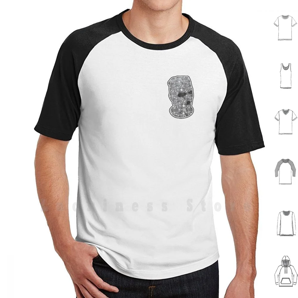 Malaa Mask T Shirt DIY 100% Cotton 6xl No Redemption Tchami California Flag Asot Garrix Dimitri Vegas Djmag Dj Festival