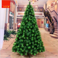 christmas tree green pvc leaf based decorate ornament 90 cm 300 cm artificial custom christmas trees 2021 fashion