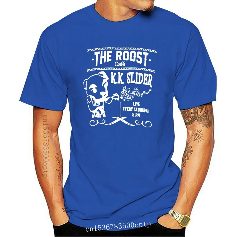 

2021 новый K.K. Футболка с перекрещивающимися животными, в стиле ретро