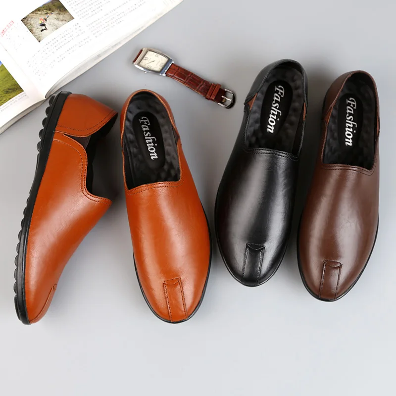 

Men's Casual Shoes Moccasins Autumn Fashion Boat Shoes Male genuine Leather Brand Slip-On Cassic Men's driving Shoes Loafers