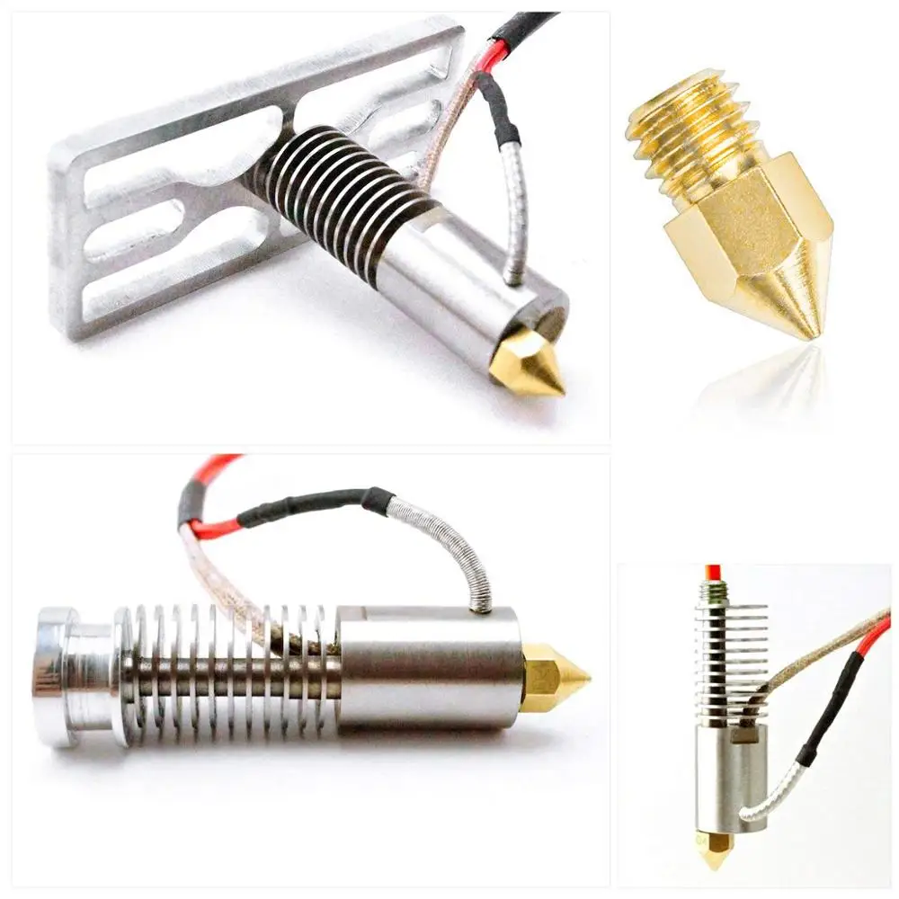 Сопло 3D-принтера MK8 экструдер Насадка для печати 1,75 мм для Anet A8 Makerbot Creality CR-10 Ender 3.