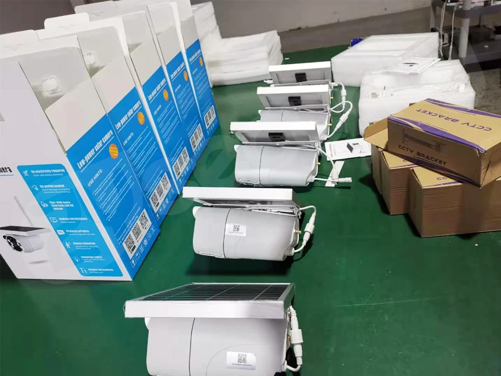 1080P Solar Power 4G SIM Card IP Camera Outdoor IP67 PIR Detect Dual Light Video Surveillance Security Wireless Battery Camera