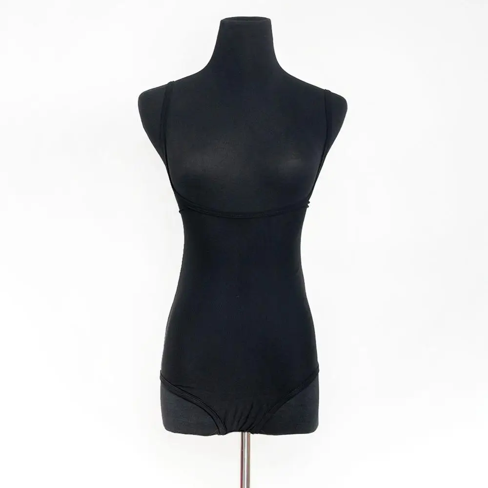 Sexy bodycon Black dance dress wear sexy Tops Women's Dance practice Hollow out Jumpsuit cutout see-through gauze bodysuit |