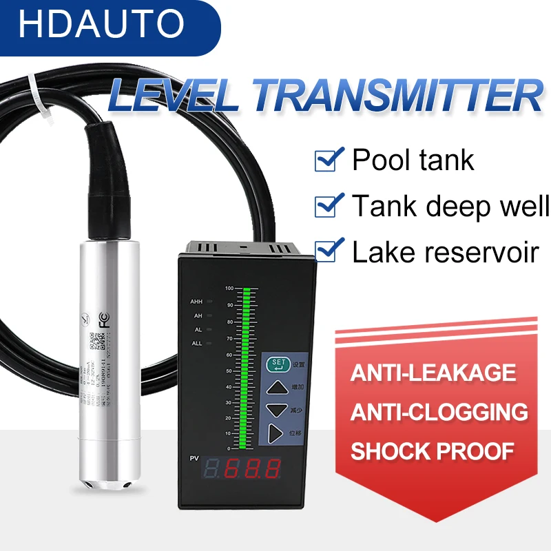 Датчик уровня жидкости rs485 датчик давления для измерения воды статический 11-20 м