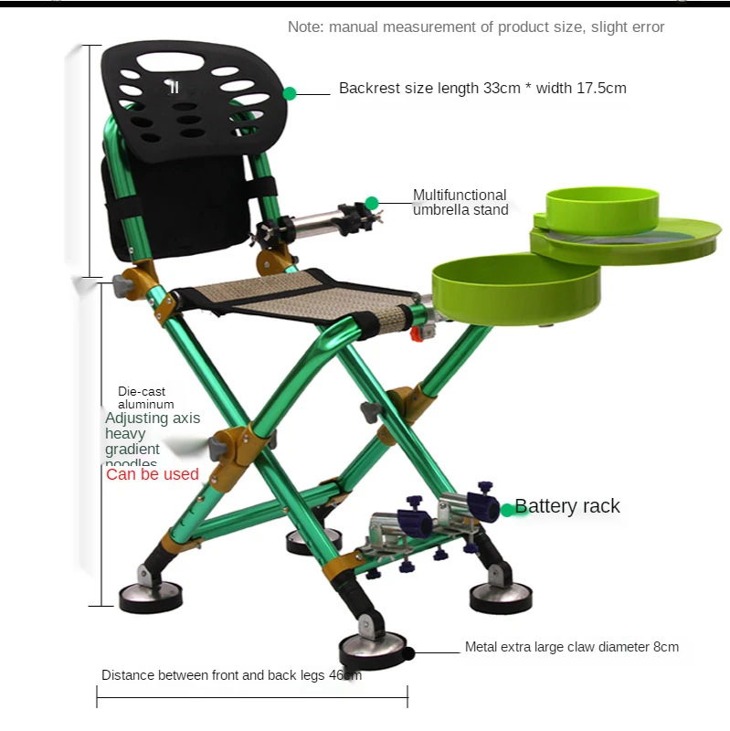 구매 야외 다기능 접이식 휴대용 낚시 의자, 태클 낚시 액세서리 용품