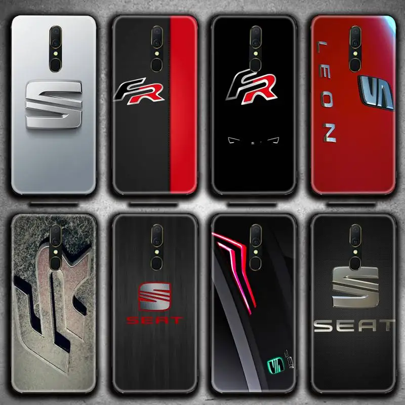 

Car Seat Logo Phone Case For Oppo A5 A9 2020 Reno2 z Renoace 3pro A73S A71 F11