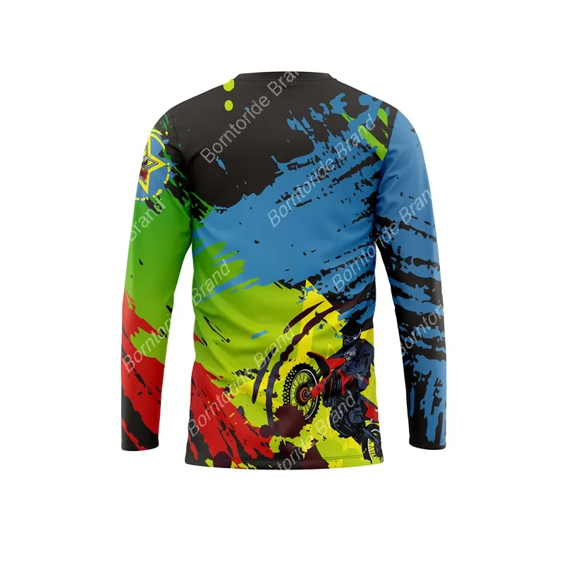 

Downhill Jersey Motocross Jersey Enduro Spxcel MTB MX Cycling Mountain 2021 Bike DH Maillot Ciclismo Hombre Quick Drying Jersey