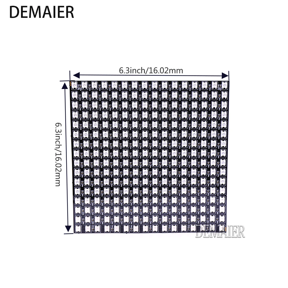 WS2812B гибкий пиксель 8x8 16x16 8x32 SK6812 индивидуальная Adressierbare Digitale led modul панель Гибкая DIY