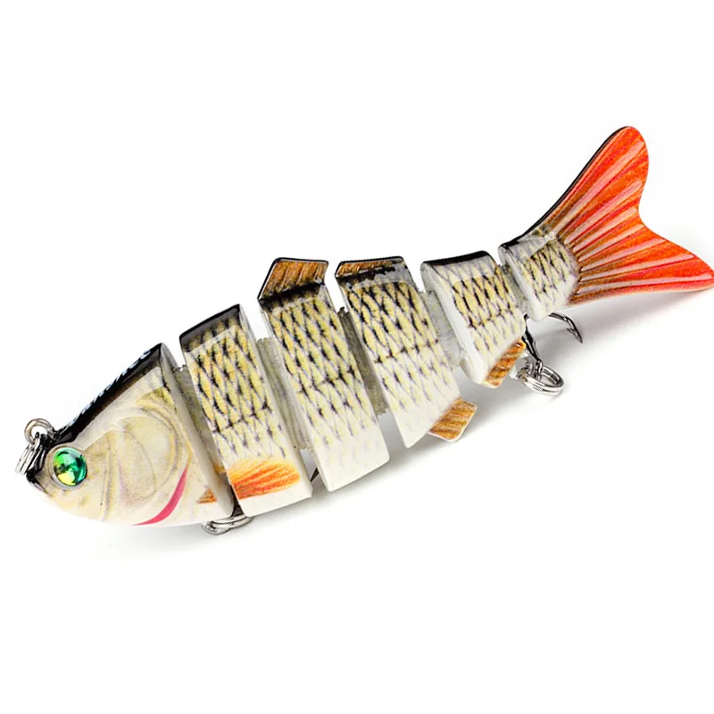 1pc Swimbait Wobblers Pike Fishing Lures Artificial Multi Jointed Sections Hard Bait Trolling Carp Tools | Спорт и развлечения