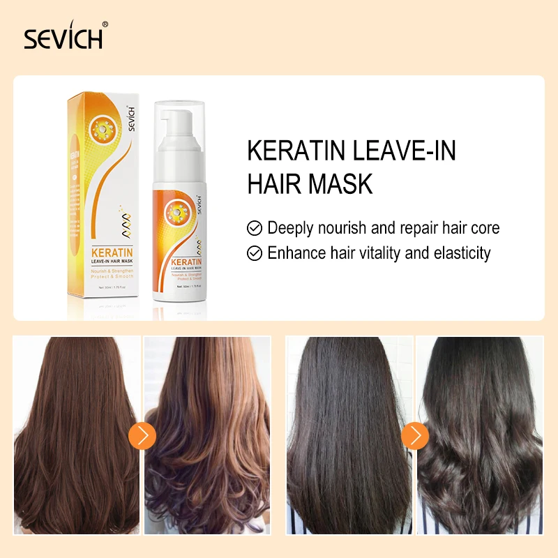 Кератиновое восстановление волос Sevich 50 мл маска для ухода за волосами не