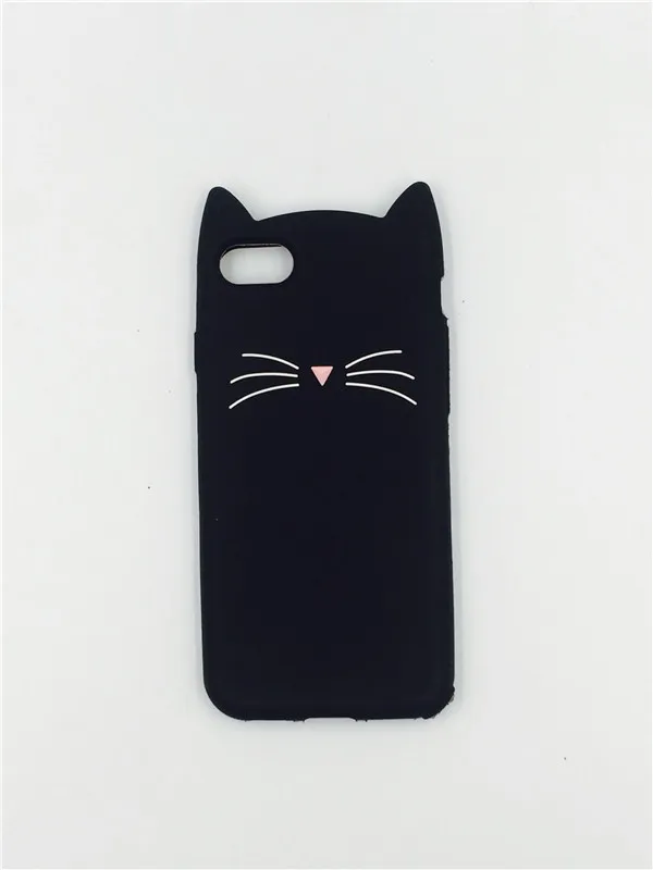 28 Для iPhone 4, 4S, 5, 5S, SE, 6, 6s, 7, 8 Plus, X, XR, XS Max, милый 3D мультяшный Кот, Ститч, Минни, Модный мягкий силиконовый чехол для телефона, чехол - Цвет: 28