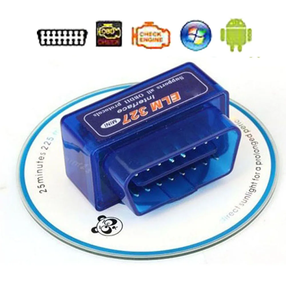 Автомобильный диагностический сканер Elm327 Bluetooth V1.5 V2.1 Obd2 устройство чтения кодов |