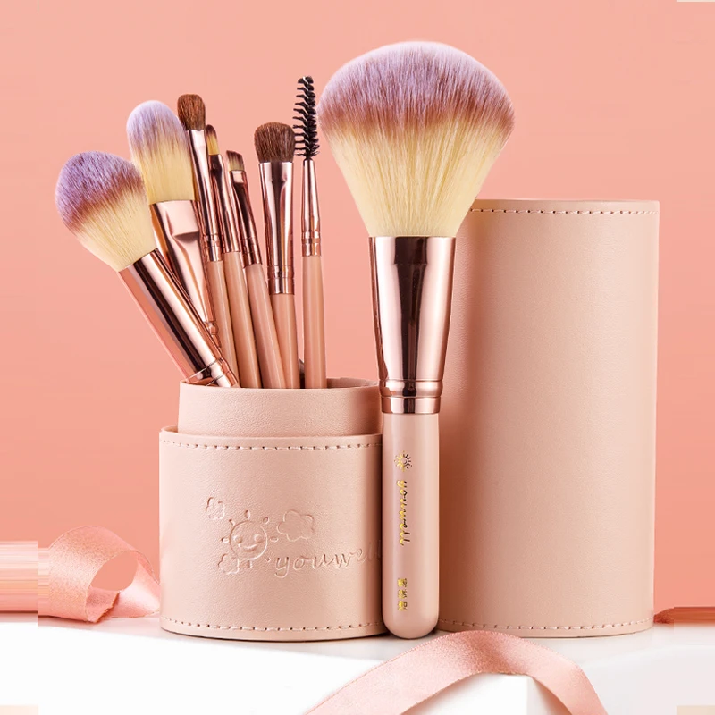 

Makeup Brush Tool Set Cosmetic Powder Eye Shadow Foundation Blush Blending Beauty Make Up Brush with Makeup Brush Holders