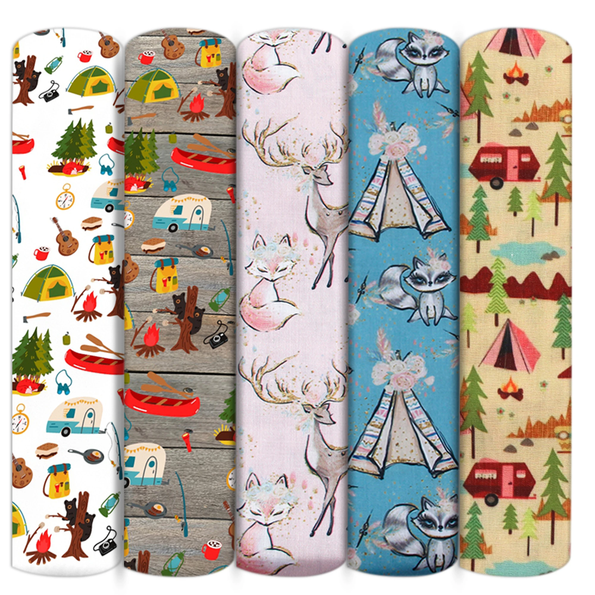 Палатка для кемпинга пэчворк печатная Полиэстеровая хлопковая ткань тканей