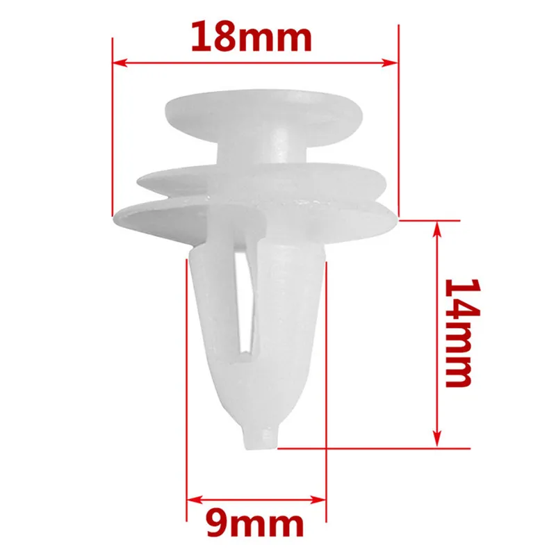 Автомобильные заклепки 20 шт./компл. крепежные с отверстием 9 мм внутренняя дверь