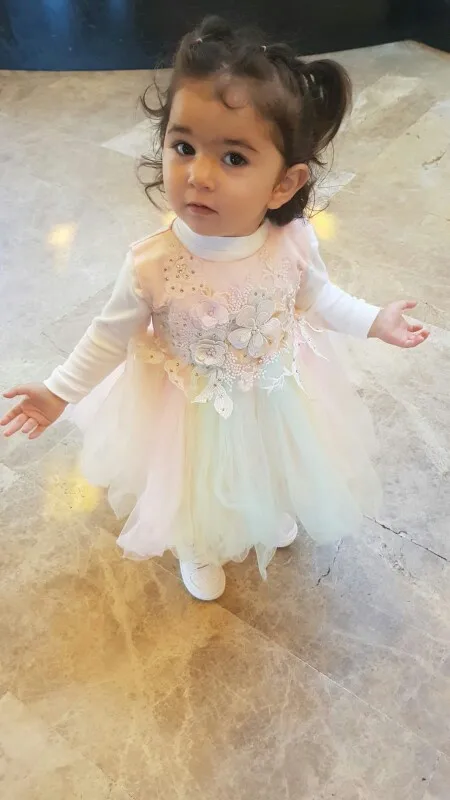 Платье для новорожденных девочек свадебное вечернее платье маленьких одежда