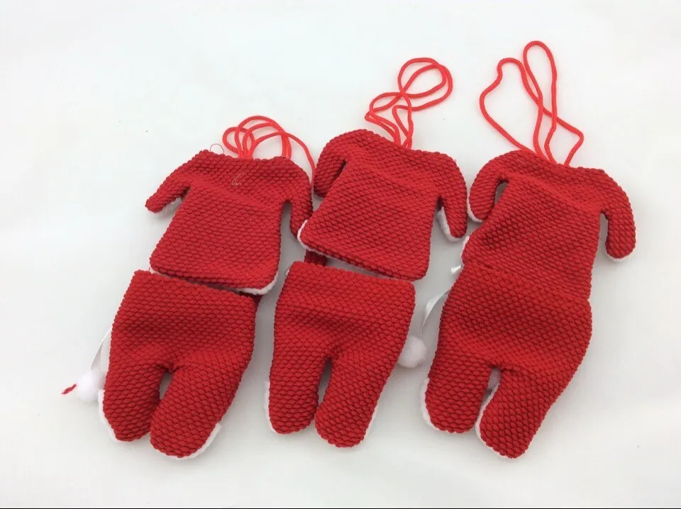 Рождественское украшение для дома держатель столового серебра Санта Клаус