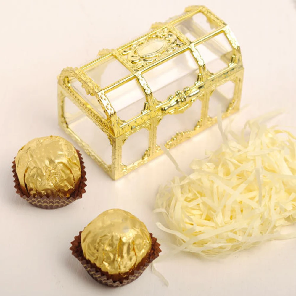 Новый мини ящик для сокровища прозрачная коробка хранения конфет шоколада