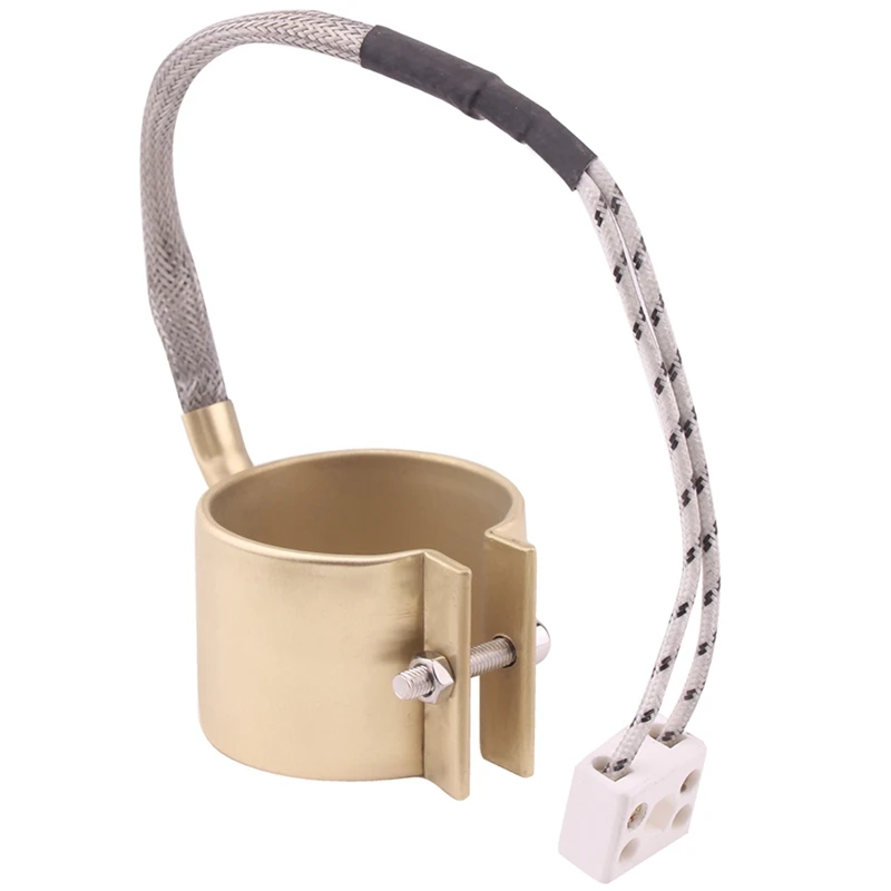 GTBL 220V 280W 50 x 40mm Brass Nozzle Belt Heating elements for Injection Molding Machine | Magnetic Induction Heaters