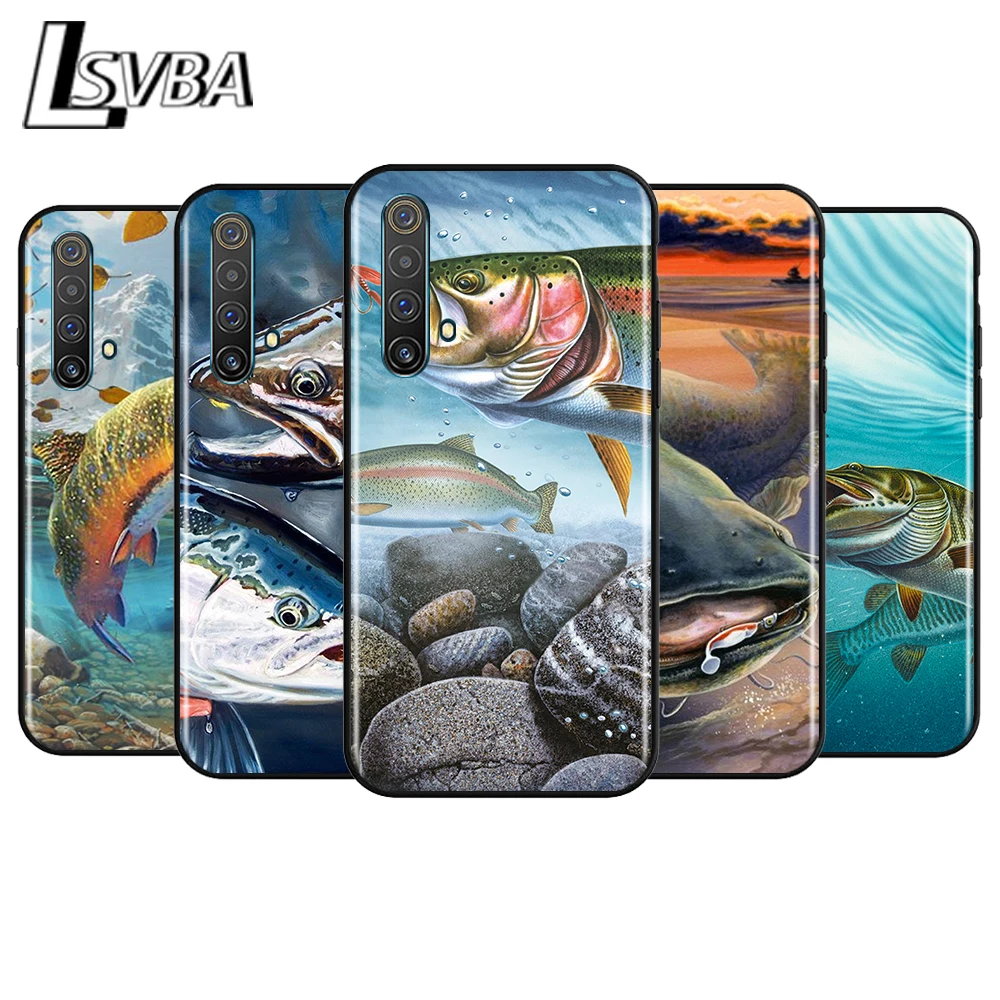 Форель Панель рыбной ловли высококачественный защитный чехол для OPPO Realme V15 X5 X3 X50