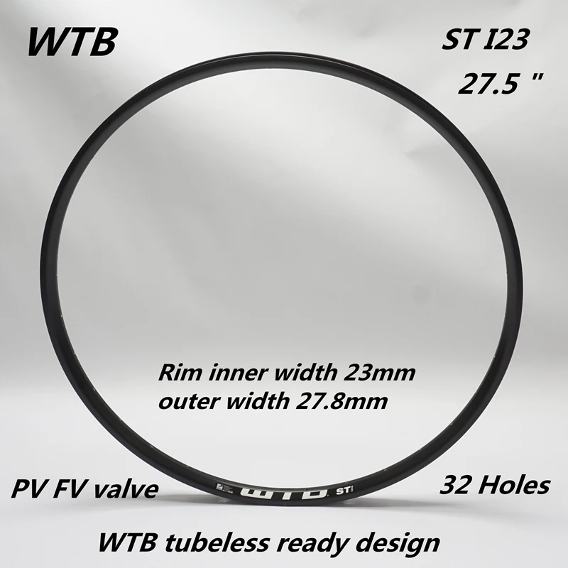 WTB NEW ST I21 I23 I30 TCS 2.0 MTB Mountain Gravel Bike Alloy Rims 700C 32 Holes Tubeless Ready PV FV Valve | Спорт и развлечения