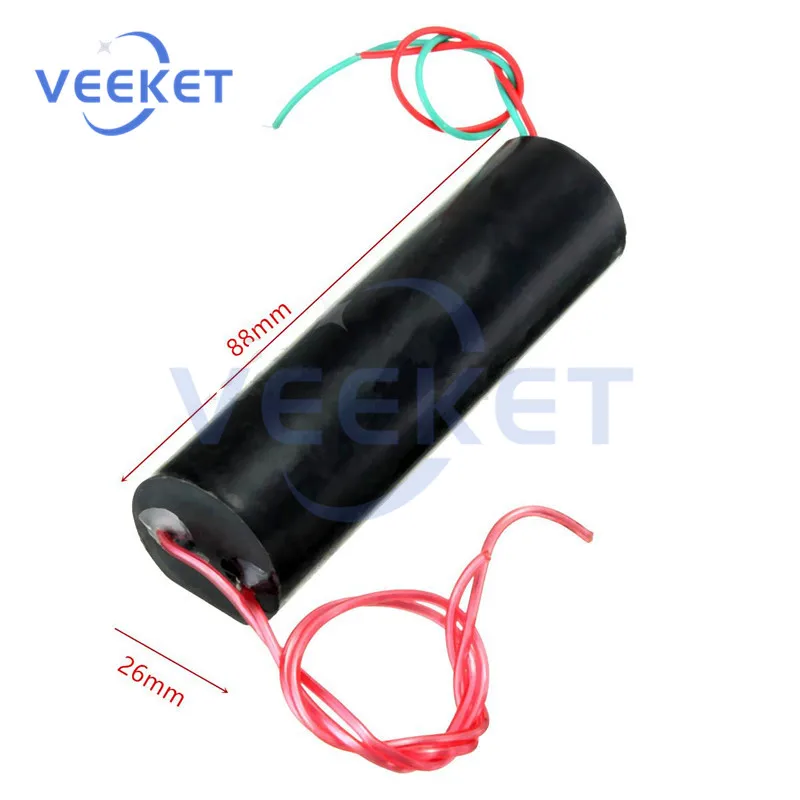 1000KV 1000000V Pulse Inverter DC 3.7-7.4V High Voltage Generator Boost Step up Ignition Coil Power Module Igniter |