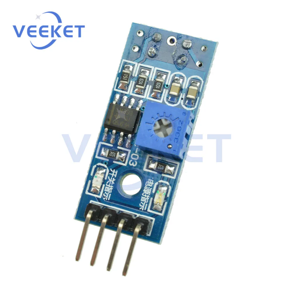 

3.3V-5V 4Pin TCRT5000 Infrared Reflective IR Switch Module Photoelectric Barrier Line Tracking Module For Arduino Smart Car