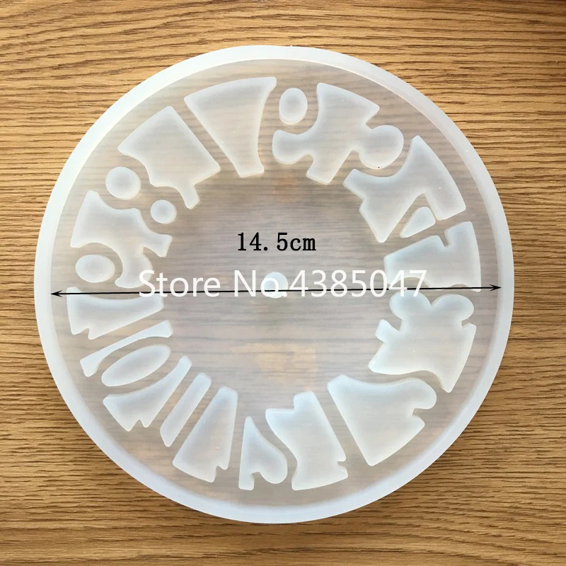 Форма для изготовления часов из жидкого силикона форма эпоксидной смолы