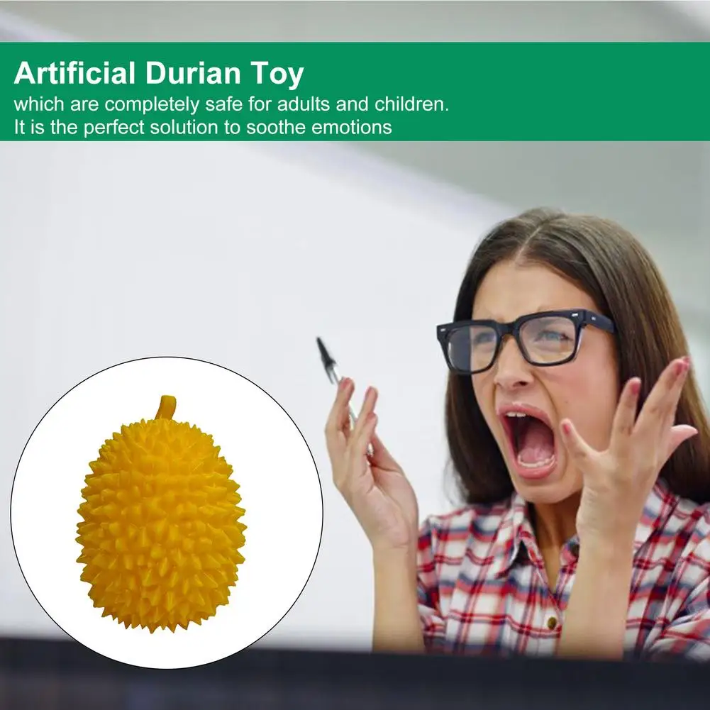 Durian-juguete Artificial seguro para adultos y ni&ntilde;os, juguete sensorial, juego interactivo, regalo para ni&ntilde;os-3