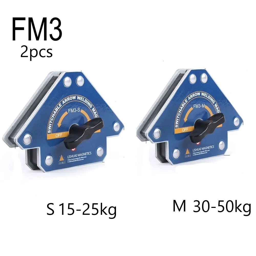 

2PCS Switchable Arrow Welding Holder Magnetic Multi-Angle Solder Arrow Strong Magnet Weld FM3
