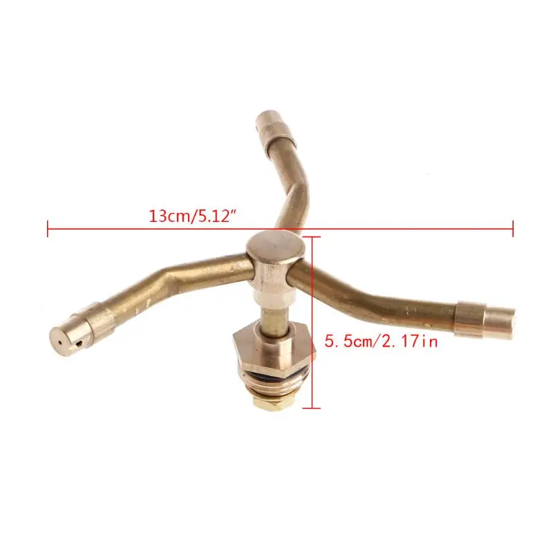 2021 Новый садовый шланг 1/2 &quotспринклерная головка роторный распылитель латунь