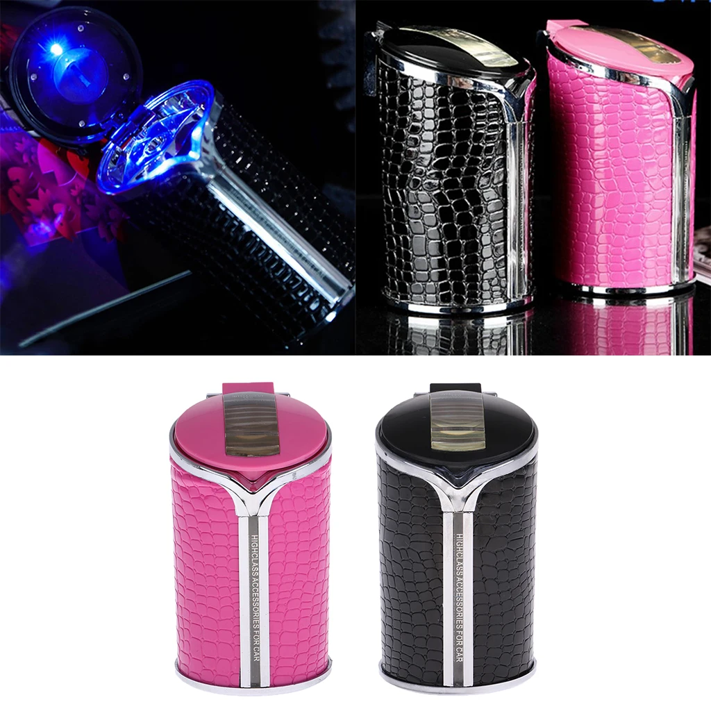 2 шт Пепельница Переносная для сигарет Автомобильный держатель ведра дымовая