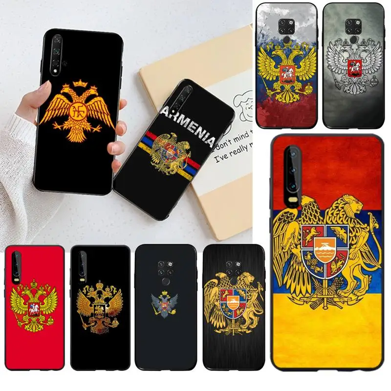 Чехол для телефона CUTEWANAN Armenia с эмблемой российского флага чехол Huawei P30 P20 lite Mate 20 Pro