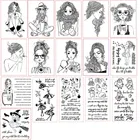 Рождественский Санта-элкс Модные женские Девушки Хэллоуин ведьмы прозрачные марки для скрапбукинга и открыток сделай сам ремесло производство 2020 Новинка