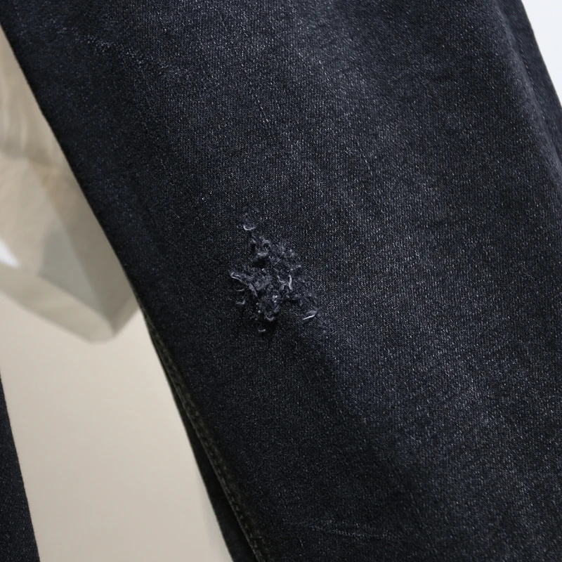 

Embroidery Jeans For Women High Waist Plus Size Loose Softener Mom Full Length Denim Harem Pants