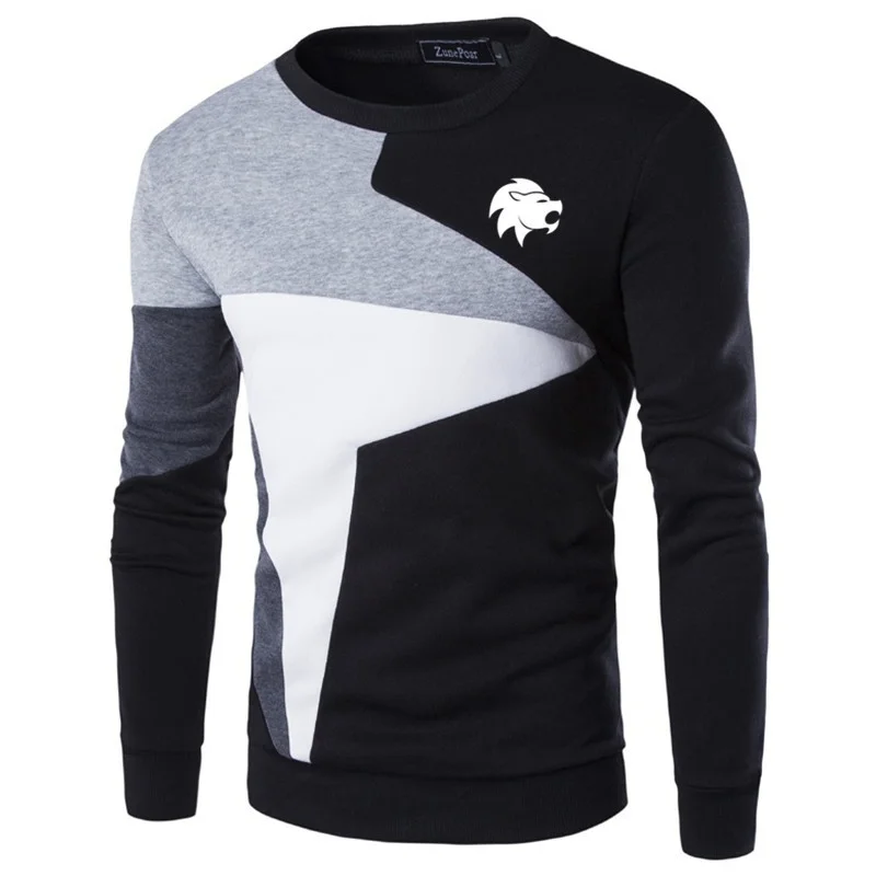

Zogaa Men New Autumn Winter Fashion Animal Printed Casual O-Neck Lion Printed Knitted Pullover Mens Sweaters Men Brand Clothing