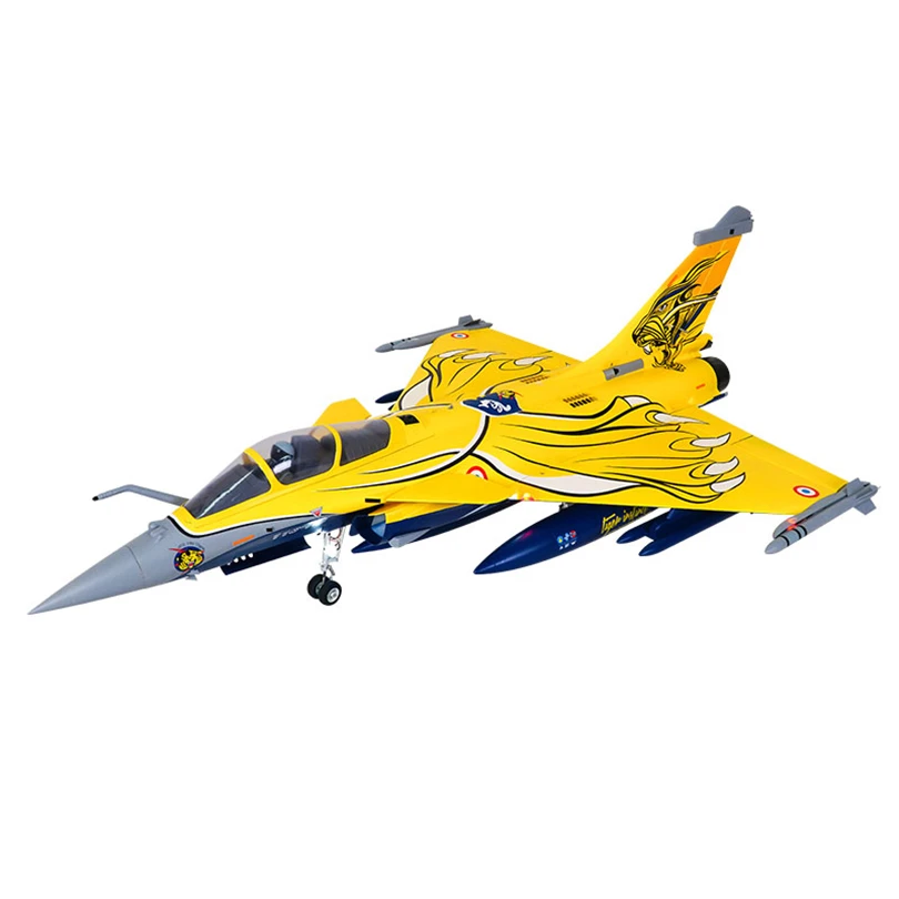 Радиоуправляемый самолет FMS 80 мм Ducted Fan EDF Jet Rafale Dassaul 6CH с клапанами убирает