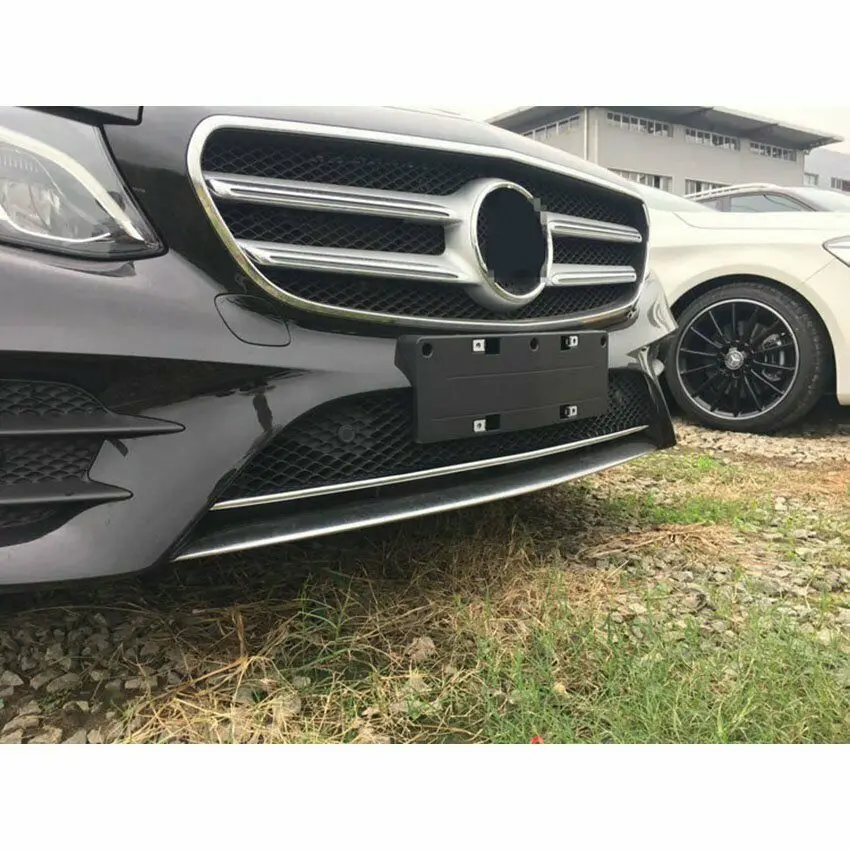 

For Mercedes-Benz E-Class E300 2017-2021 Chrome Front Lower Bumper Cover Trim