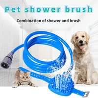 pet bath head tool comfortable massager shower head tool cleaning washing sprayer dog brush pet bathing supplies