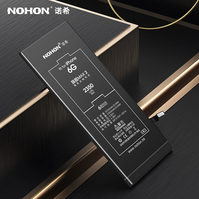 NOHON батарея для iPhone 6 S 6S 7 8 X сменная iPhone6 iPhone7 iPhone8 iPhone6S 6G аккумулятор высокая
